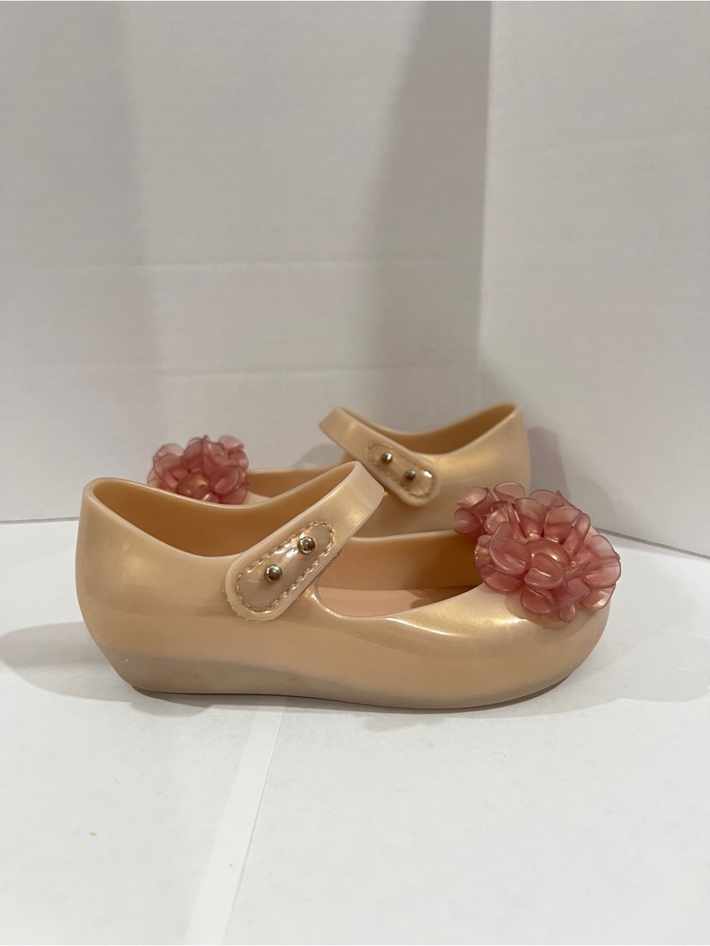 Mini Melissa Ultragirl Springtime Pearly Pink Girls kids Size 9 Waterproof Comfy